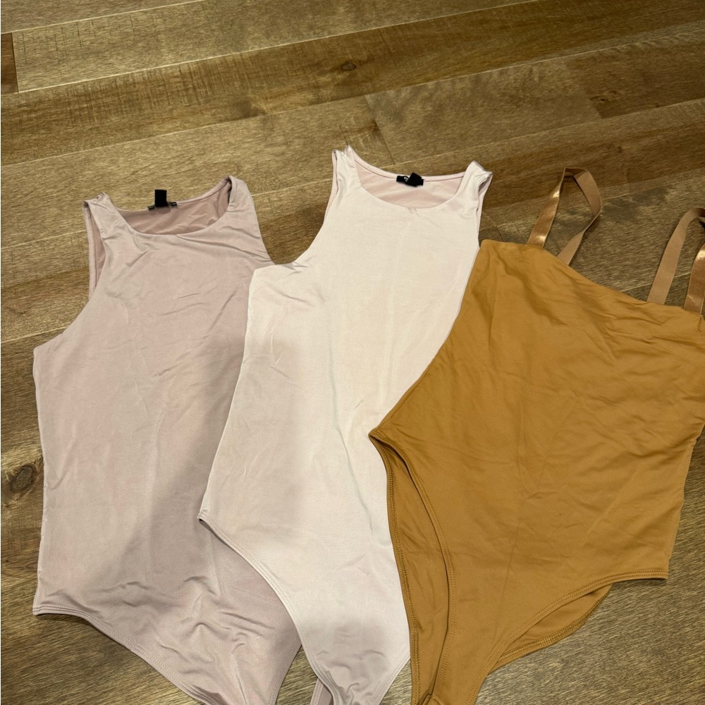 EXPRESS Bundle of 3 contour, Body Suits. 
2 are brand express, 1 is F21